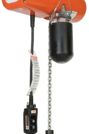 Certified Cm Columbus Mckinnon 2732 627 1/4Ton Electric Chain Hoist 10‘ Lift 11