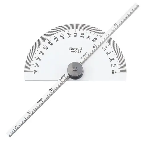 L.S. Starrett 52532 493 0-180Deg. Protractor Mega Sale