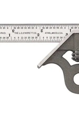Bargain L.S. STARRETT 11HC-18-4R 18"COMBINATION SQUARE- 4R GRAD