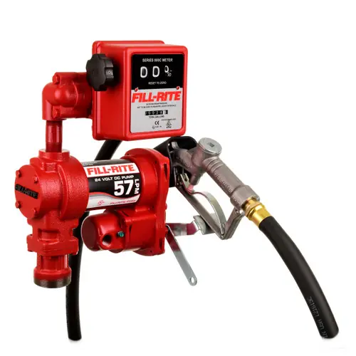 Fill-Rite FR2411H 15 Gpm 24V Dc Pump Kit With 807C Gallon Meter Hassle-Free Returns