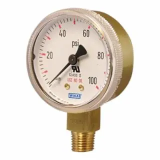Wika 2-400 Gauge 2X400 Brass 8611050 Premium