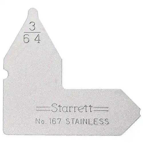 Best Choice L.S. Starrett 50623 167-3/64 3/64" Radius Ga