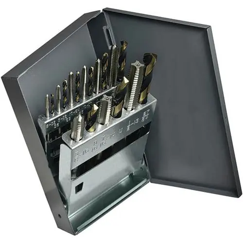 Buy Today Cle-Line C21190 18Pc Bright Job Drl & Brgt Hand Tap Set (1 ST)