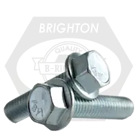 Place Order M8-1.25 x 25 mm Flange Screws, Non-Serrated, Hex Head, Metric Class 10.9, Zinc Cr+3, Full Thread, Coarse (UNC), DIN 6921, Qty 100