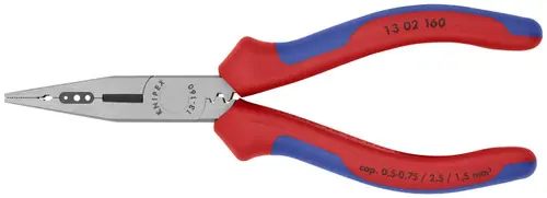 Knipex 13 02 160 SB 4-in-1 Electricians‘ Pliers-Metric Wire Fan Favorite