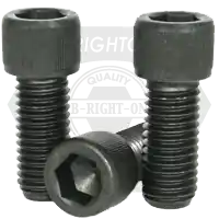 Fast Shipping 3/4"-10 x 6 1/2" Socket Head Cap Screws, 1936 Series, Thermal Black Oxide, Partial Thread, Coarse (UNC), Alloy Steel, Qty 10