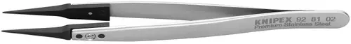 Secure Checkout Knipex 92 81 02 Premium Stainless Steel Gripping Tweezers-Pointed Tips, 5 1/4" Nominal Length