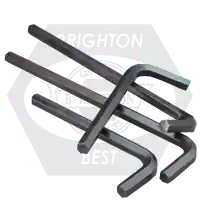 3/4" Hex Keys, Alloy, 6150 Short Arm (Import), Qty 10 Authentic