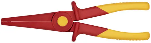 Final Sale Knipex 98 62 02 Flat Nose Plastic Pliers-1000V Insulated, 8 3/4" Nominal Length