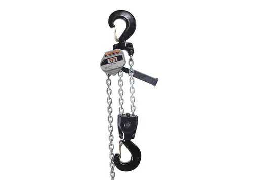 JET JT9-375810 JLA-300-10SH, JLA Series 3 Ton Lever Hoist, 10‘ Lift & Shipyard Hooks Premium