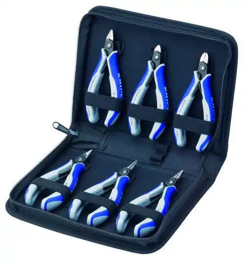 Deal Knipex 00 20 16 P 6 Pc Precision Tool Set in Zipper Pouch