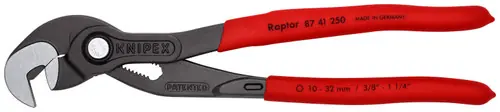 Order Now Knipex 87 41 250 SBA Raptor Pliers, 10" Nominal Length