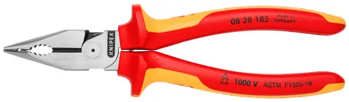 Factory Price Knipex 08 28 185 SBA Needle-Nose Combination Pliers-1000V Insulated, 7 1/4" Nominal Length