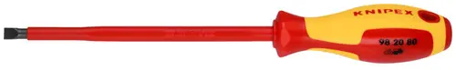 Sale Knipex 98 20 80 Slotted Screwdriver, 7"-1000V Insulated, 5/16" tip, 11 3/4" Nominal Length