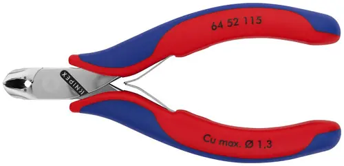 Knipex 64 52 115 Electronics End Cutting Nippers, 4 1/2" Nominal Length Seasonal Sale