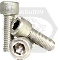 Buy Direct 7/8"-9 x 6" Socket Head Cap Screws, 316 Stainless Steel, Full Thread, Qty 5