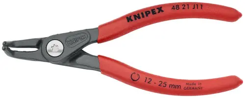 Professional Grade Knipex 48 21 J11 Internal 90° Angled Precision Snap Ring Pliers, 5 1/4" Nominal Length
