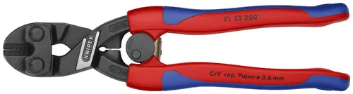 Knipex 71 22 200 SBA CoBolt High Leverage 20° Angled Compact Bolt Cutters, 8" Nominal Length New Arrival