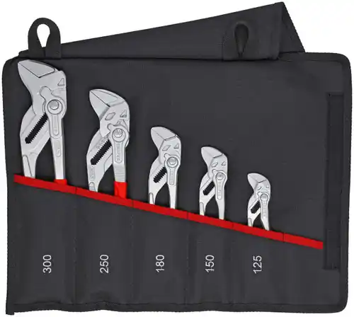 Top Rated Knipex 00 19 55 S4 5 Pc Pliers Wrench Set In Tool Roll