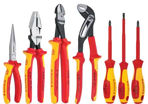 Knipex 9K 98 98 26 US 7 Pc Pliers/Screwdriver Tool Set, 1000V, Nylon Pouch Popular
