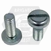 Special Offer M6-1.00 x 25 mm Machine Screws, Slotted Pan Head, Metric Class 4.8, Zinc Cr+3, DIN 85, Qty 300