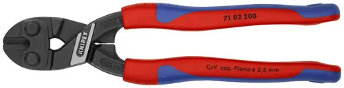 Secure Checkout Knipex 71 02 200 SBA CoBolt High Leverage Compact Bolt Cutters, 8" Nominal Length