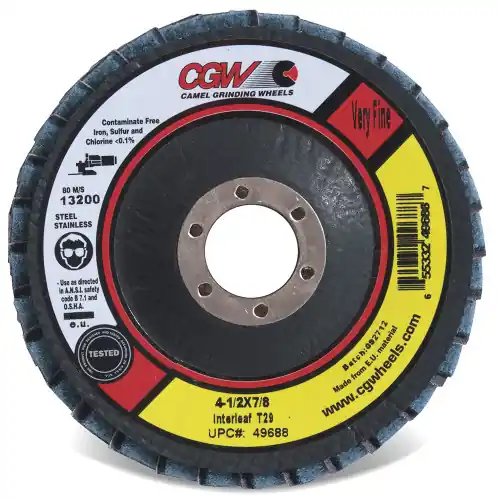 New Arrival CGW Abrasives 49690 4-1/2 x 5/8-11 T29 Medium Flap Ds Nw, 10 Pack