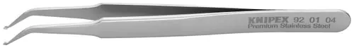 Knipex 92 01 04 Premium Stainless Steel Positioning Tweezers-45°Angled-SMD, 4 1/2" Nominal Length Buy Today