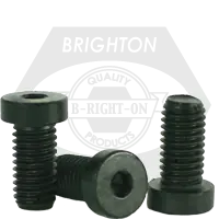 1/2"-13 x 1 3/4" Low Head Socket Cap Screws, Thermal Black Oxide, Coarse (UNC), Alloy Steel, Qty 50 Certified