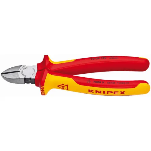 Next Day Delivery Knipex 70 08 180 SBA Diagonal Cutters-1000V Insulated, 7 1/4" Nominal Length