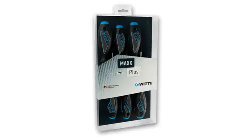 Certified Knipex 9T 663865 MAXX PLUS 5 Pc Set 3 Slotted, 2 Phillips