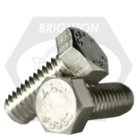 5/8"-11 x 10" Hex Cap Screws, 18-8 Stainless Steel A2, Partial Thread, Coarse (UNC), ASTM F593, Qty 5 Free Returns