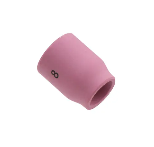 53N61S 8 (1/2") X 1" Alumina Small Gas Lens Cup TIG Alumina Gas Lens Cup - Small Cup For 9, 20 Series Torches Markdown