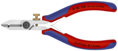 Knipex 11 82 130 Electronics Wire Stripping Shears, 5 1/4" Nominal Length Reduced Price