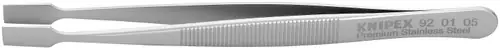 Deal Knipex 92 01 05 Premium Stainless Steel Gripping Tweezers-Blunt Tips, 4 3/4" Nominal Length