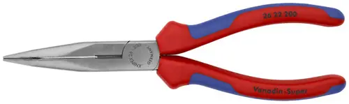 Reduced Price Knipex 26 22 200 SBA Long Nose 40° Angled Pliers with Cutter, 8" Nominal Length