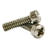 New Release 8-32 x 1 1/2" Machine Screws, Phillips Fillister Head, 18-8 Stainless Steel A2, Full Thread, Qty 500