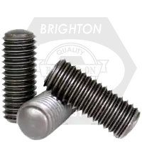 Next Day Delivery 5/16"-24 x 5/16" Socket Set Screws, Oval Point, Black Oxide, Fine (UNF), Alloy Steel, Qty 100