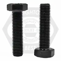 Super Sale 1/4"-28 x 6" Hex Cap Screws, Grade 5, Plain Finish, Partial Thread, Fine (UNF), Made in China, Qty 350