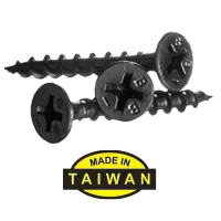 6 x 2 1/4" Bugle Head Phil,High-Low Thread Proferred Drywall Screw Black Phosphate, Qty 5 Instant Buy