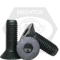 In Demand 1"-8 x 5 1/2" Flat Head Socket Cap Screws, Thermal Black Oxide, Partial Thread, Coarse (UNC), Alloy Steel, Qty 10
