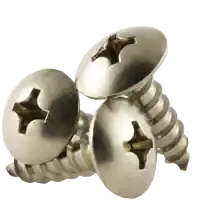 12-11 x 4" Self-Tapping Screws, Phillips Truss Head, Type A, 18-8 Stainless Steel A2, Full Thread, Qty 100 Best Seller