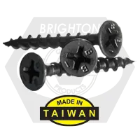 Flash Sale 8 x 3" Proferred Drywall Screws, Phillips Bugle Head, High-Low Thread, Gray Phosphate Finish (Taiwan), Qty 2000