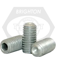 M14-2.00 x 35 mm Socket Set Screws, Cup Point, Metric Class 45H, Zinc-Bake Cr+3, Coarse (UNC), Alloy Steel, ISO 4029 / DIN 916, Qty 50 Place Order