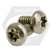Popular M3-0.50 x 8 mm Machine Screws, Torx Pan Head, T10 Drive 6-Lobe, 18-8 Stainless Steel A2, Full Thread, Metric ISO 14583, Qty 1000