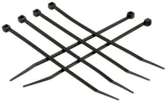 10" 50 Lb(0.18"W, 0.06"T) Proferred Nylon 66 Natural Cable Ties, Qty 500 Instant Buy