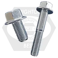 Best Seller M8-1.25 x 50 mm Hex Flange Bolts, Metric Class 10.9, Type 2, Zinc Cr+3, Partial Thread (22mm of Thread), JIS B1189, Qty 75