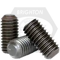 Best Seller M3-0.50 x 20 mm Socket Set Screws, Flat Point, Metric Class 45H, Black Oxide, Coarse (UNC), Alloy Steel, ISO 4026 / DIN 913, Qty 100