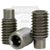 Order Now 10-24 x 7/8" Socket Set Screws, Full Dog Point, Black Oxide, Coarse (UNC), Alloy Steel, Qty 100