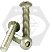 M12-1.75 x 80 mm Button Head Socket Cap Screws, 18-8 Stainless Steel A2, Full Thread, Coarse (UNC), Qty 50 While Supplies Last